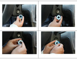 Aluminum Alloy Ignition Key Ring for AUDI A1 & A3 & A4L & TT, VW, POLO, Inside Diameter: about 14cm, Random Color Delivery, For AUDI A1 & A3 & A4L & TT, VW, POLO