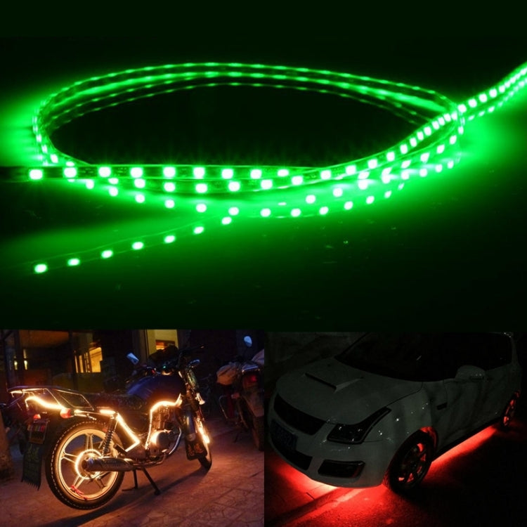5 PCS Normally-on Style 45 LED 3528 SMD Waterproof Flexible Car Strip Light for Car Decoration, DC 12V, Length: 45cm, 45cm+Dark Blue, 45cm+Green, 45cm+Ice blue, 45cm+Pink, 45cm+Red, 45cm+White, 45cm+Yellow