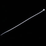 500 PCS 3 x 150mm Self-Locking Nylon Cable Wire Zip Ties, 3mm x 150mm Black, 3mm x 150mm White