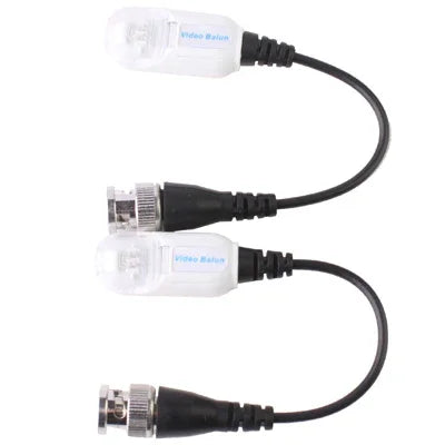 قطعتان من محول فيديو شبكة UTP سلبي CAT5 إلى كاميرا CCTV BNC DVR O-612، 206C