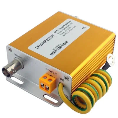 جهاز حماية من زيادة التيار 2 في 1 للطاقة وإشارة الفيديو 220 فولت، 220V 2 in 1
