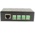جهاز إرسال واستقبال فيديو سلبي بأربع قنوات من BNC إلى UTP RJ45، QC204