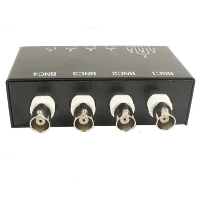 جهاز إرسال واستقبال فيديو سلبي بأربع قنوات من BNC إلى UTP RJ45، QC204
