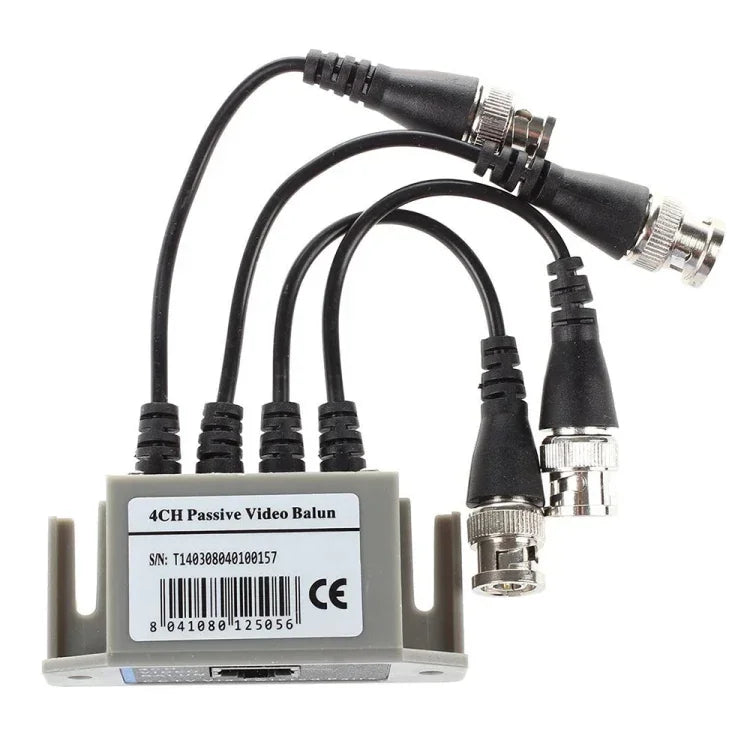 محول فيديو بأربع قنوات (BNC) إلى UTP (RJ45)