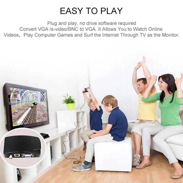 محول إشارة S-Video / BNC إلى VGA، S-Video / BNC