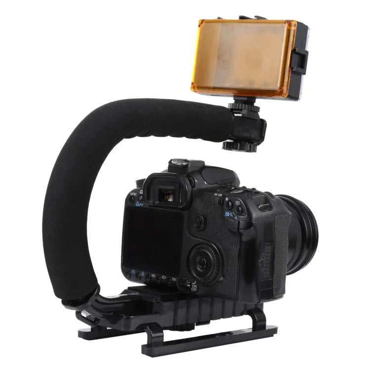 مقبض حامل تثبيت على شكل C لكاميرات DSLR / كاميرات الفيديو DV