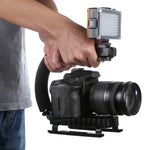 مقبض حامل تثبيت على شكل C لكاميرات DSLR / كاميرات الفيديو DV