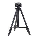 حامل ثلاثي القوائم YUNTENG VCT-681 بطول 138 سم لكاميرات SLR / Micro-SLR / الرقمية، أرجل من الألمنيوم قابلة للطي بأربعة أقسام، مناسب لكاميرات كانون / نيكون / باناسونيك / بنتاكس / كاسيو / سوني / فوجي (سعة التحميل: 3 كجم)