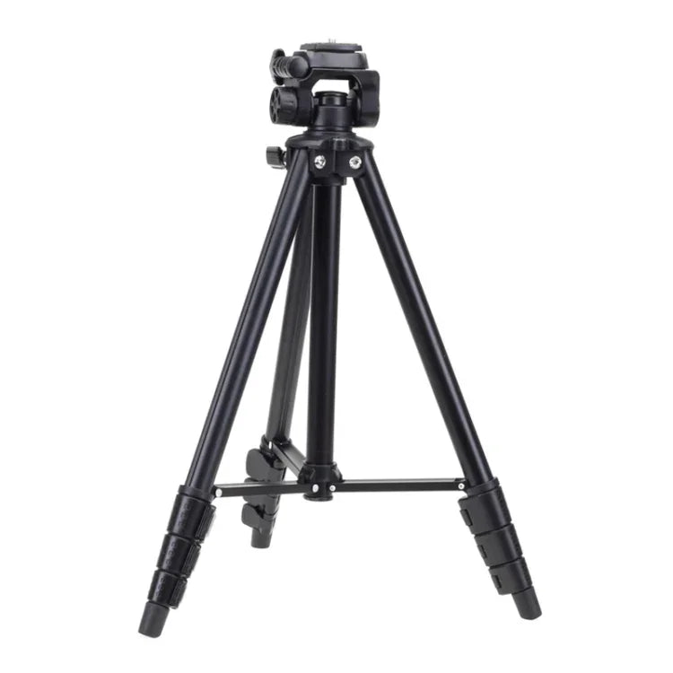 حامل ثلاثي القوائم YUNTENG VCT-681 بطول 138 سم لكاميرات SLR / Micro-SLR / الرقمية، أرجل من الألمنيوم قابلة للطي بأربعة أقسام، مناسب لكاميرات كانون / نيكون / باناسونيك / بنتاكس / كاسيو / سوني / فوجي (سعة التحميل: 3 كجم)