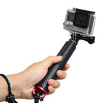 عمود أحادي قابل للتمديد بطول 49 سم مع مسمار لكاميرات GoPro، Insta360، DJI وغيرها من كاميرات الحركة، الطول الأقصى: 49 سم (أحمر)، الطول الأقصى: 49 سم (أزرق)، الطول الأقصى: 49 سم (ذهبي)، الطول الأقصى: 49 سم (أخضر)