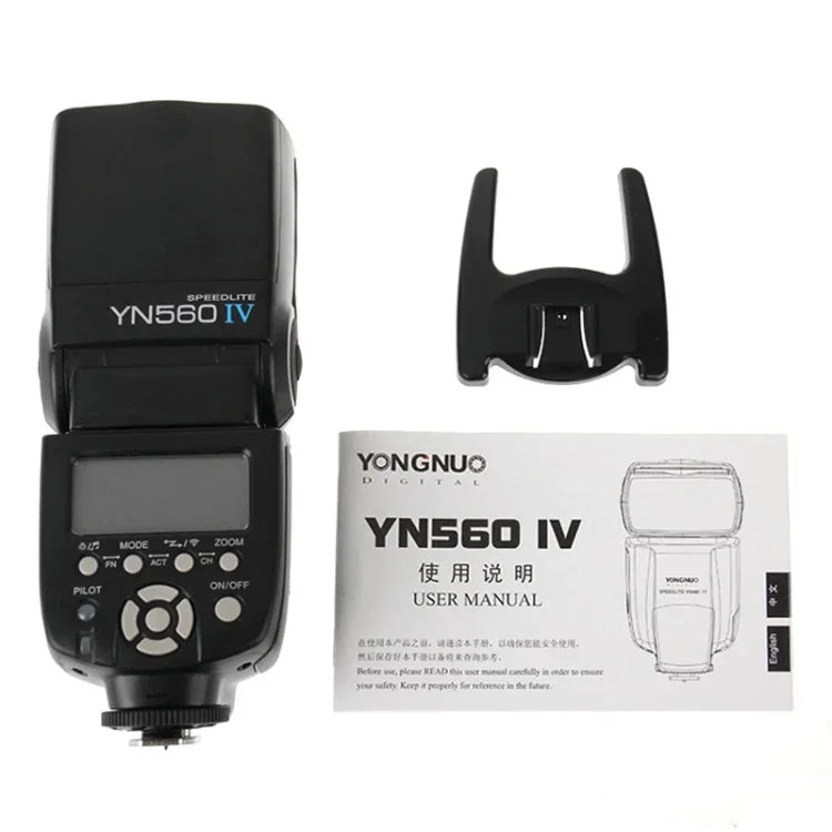 فلاش لاسلكي YONGNUO YN-560IV Speedlite لكاميرات Nikon Canon Pentax Olympus RF602، YN-560IV