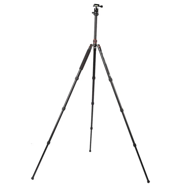 حامل ثلاثي الأرجل محمول قابل للتعديل من الألمنيوم Triopo MT-2504C مع رأس كروي NB-1S لكاميرات كانون نيكون سوني DSLR، MT-2504C (أسود)، MT-2504C (ذهبي)