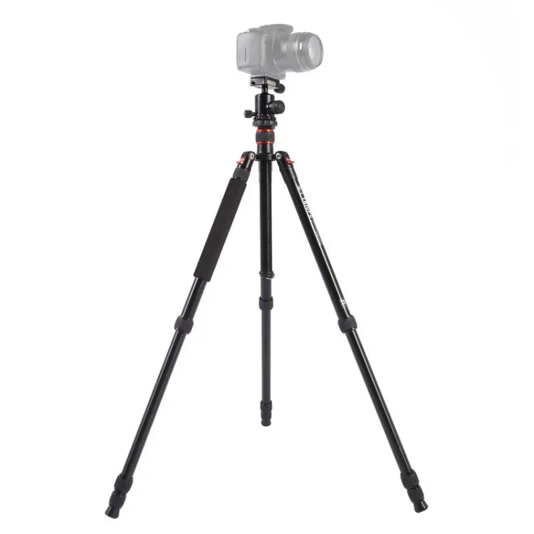 حامل ثلاثي الأرجل محمول قابل للتعديل من الألمنيوم Triopo MT-2504C مع رأس كروي NB-1S لكاميرات كانون نيكون سوني DSLR، MT-2504C (أسود)، MT-2504C (ذهبي)