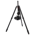 حامل ثلاثي الأرجل محمول قابل للتعديل من الألمنيوم Triopo MT-2804C مع رأس كروي NB-2S لكاميرات كانون نيكون سوني DSLR، MT-2804C (أسود)، MT-2804C (ذهبي)