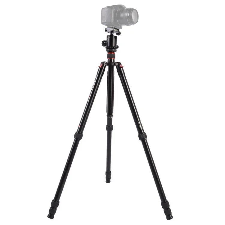 حامل ثلاثي الأرجل محمول قابل للتعديل من الألمنيوم Triopo MT-2804C مع رأس كروي NB-2S لكاميرات كانون نيكون سوني DSLR، MT-2804C (أسود)، MT-2804C (ذهبي)