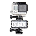 ضوء فيديو مقاوم للماء بقوة 30 متر و300 لومن من SupTig لكاميرات GoPro، Insta360، DJI وغيرها من كاميرات الحركة، ضوء فيديو