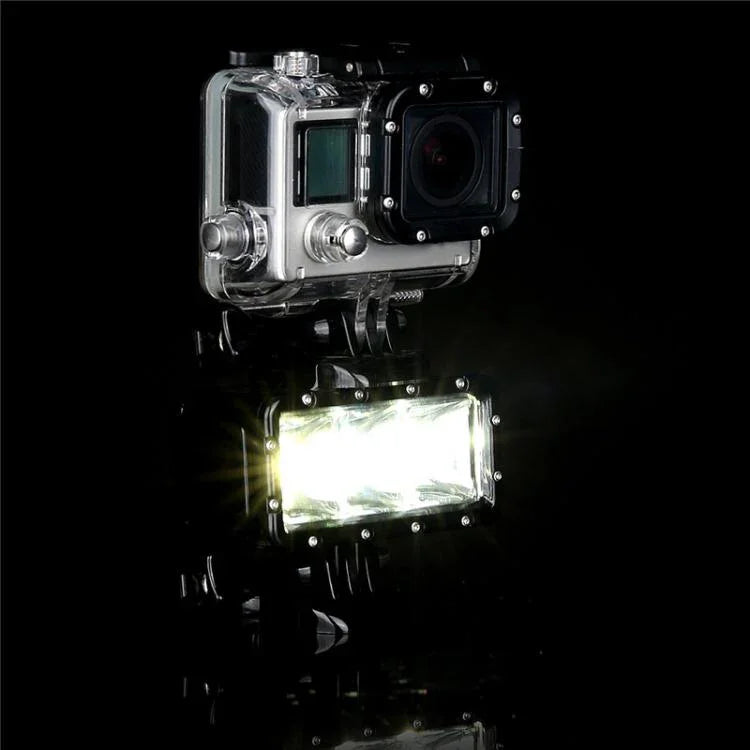 ضوء فيديو مقاوم للماء بقوة 30 متر و300 لومن من SupTig لكاميرات GoPro، Insta360، DJI وغيرها من كاميرات الحركة، ضوء فيديو