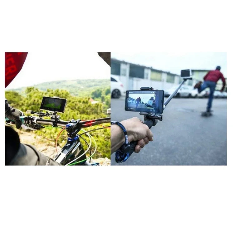 مجموعة تثبيت هاتف محمول خارجية HR335، مناسبة للهواتف بعرض 51-84 مم، كاميرا GoPro