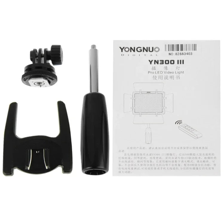 ضوء فيديو LED للكاميرا YONGNUO YN300 III لكاميرات كانون نيكون أوليمبوس، YN300 III