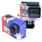 ملصق غطاء لكاميرا GoPro HERO3+ /3، علم الولايات المتحدة، علم أستراليا، علم البرازيل