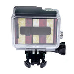 ملصق غطاء لكاميرا GoPro HERO3+ /3، علم الولايات المتحدة، علم أستراليا، علم البرازيل