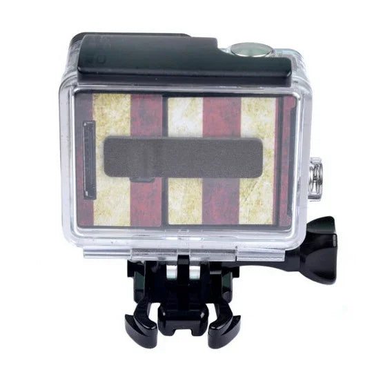 ملصق غطاء لكاميرا GoPro HERO3+ /3، علم الولايات المتحدة، علم أستراليا، علم البرازيل