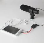 كابل مقسم ميكروفون سماعة رأس Aputure 3.5 مم صوت Y ذكر إلى 2 أنثى، 3.5 مم ذكر إلى 2 أنثى