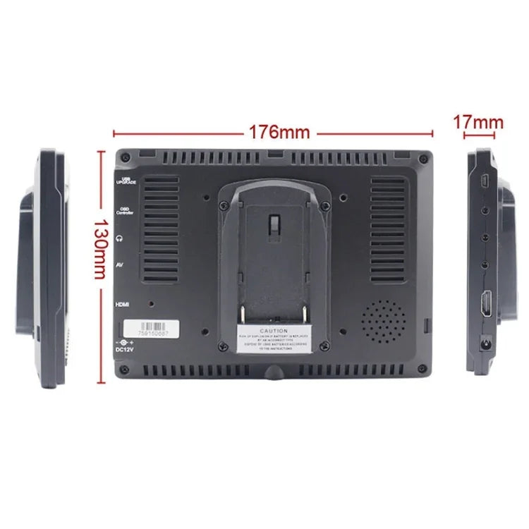 شاشة مراقبة كاميرا FEELWORLD FW-759 مقاس 7 بوصات تصميم نحيف 1280 × 800 HDMI 1080P