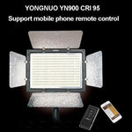 ضوء فيديو استوديو YONGNUO YN900 إضاءة LED 900 قطعة قابل للتعتيم 3200K-5500K، YN900