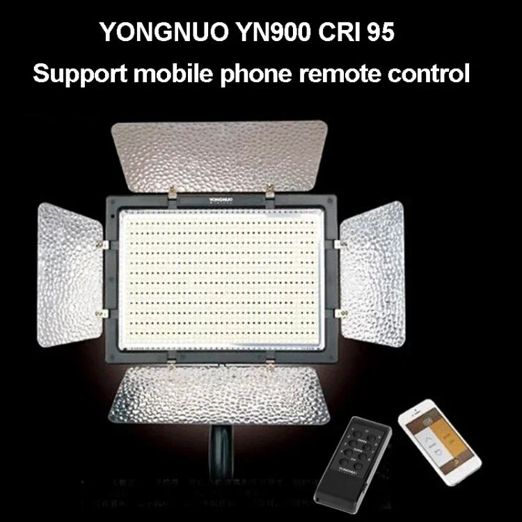 ضوء فيديو استوديو YONGNUO YN900 إضاءة LED 900 قطعة قابل للتعتيم 3200K-5500K، YN900