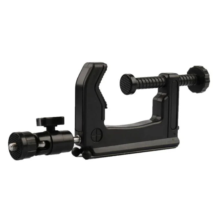 حامل تثبيت مشبك ثابت على المكتب مع محول ثلاثي القوائم لـ GoPro وInsta360 وDJI وغيرها من كاميرات الحركة، حجم المشبك: 1 - 6 سم، مشبك طاولة
