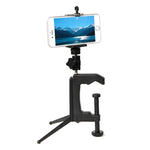 حامل تثبيت مشبك ثابت على المكتب مع محول ثلاثي القوائم لـ GoPro وInsta360 وDJI وغيرها من كاميرات الحركة، حجم المشبك: 1 - 6 سم، مشبك طاولة