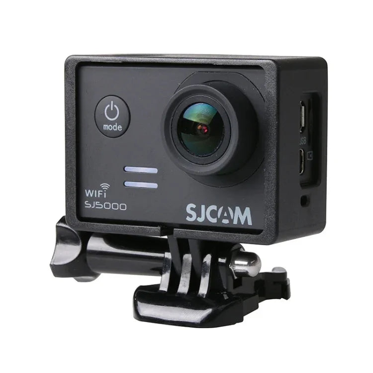 غطاء حماية إطار قياسي مع إبزيم وقاعدة تثبيت أساسية وصمولة طويلة لـ SJCAM SJ5000 و SJ5000 Wifi و SJ5000+ Wifi، SJ5000