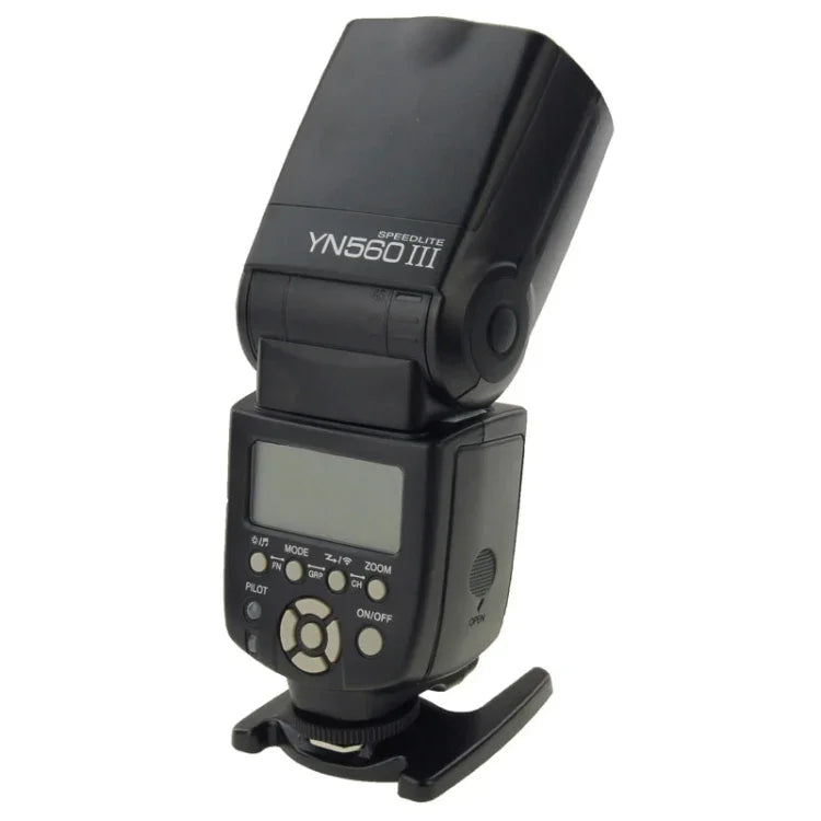 فلاش لاسلكي YN-560 III بسرعة عالية مدى طويل مع حذاء معدني لكاميرات Canon / Nikon / Pentax / Olympus DSLR، YN-560 III