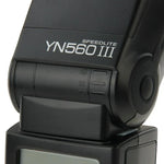 فلاش لاسلكي YN-560 III بسرعة عالية مدى طويل مع حذاء معدني لكاميرات Canon / Nikon / Pentax / Olympus DSLR، YN-560 III
