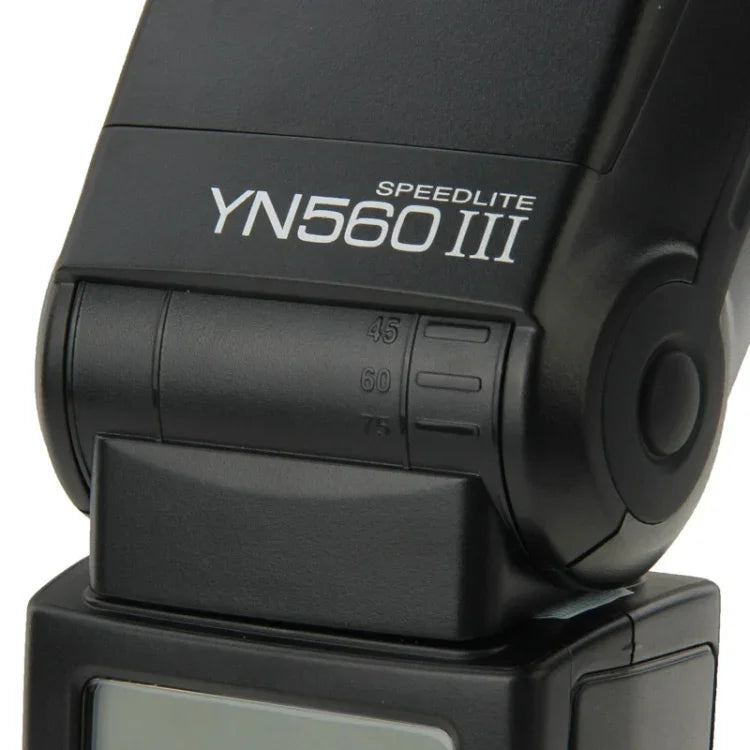 فلاش لاسلكي YN-560 III بسرعة عالية مدى طويل مع حذاء معدني لكاميرات Canon / Nikon / Pentax / Olympus DSLR، YN-560 III