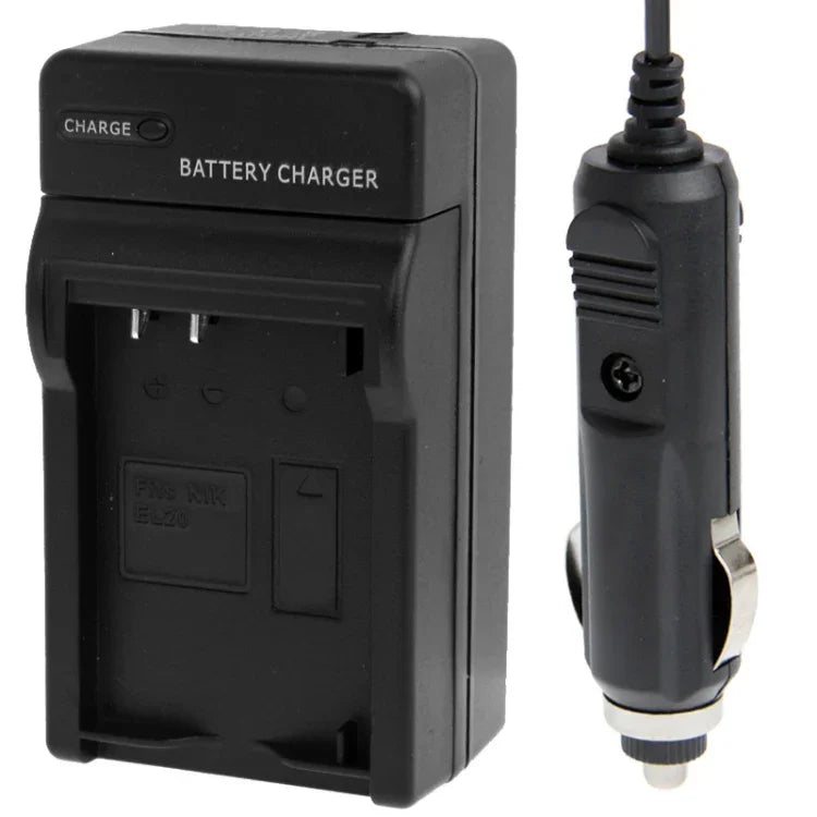 Digital Camera Battery Car Charger for Nikon EL20, ENEL20