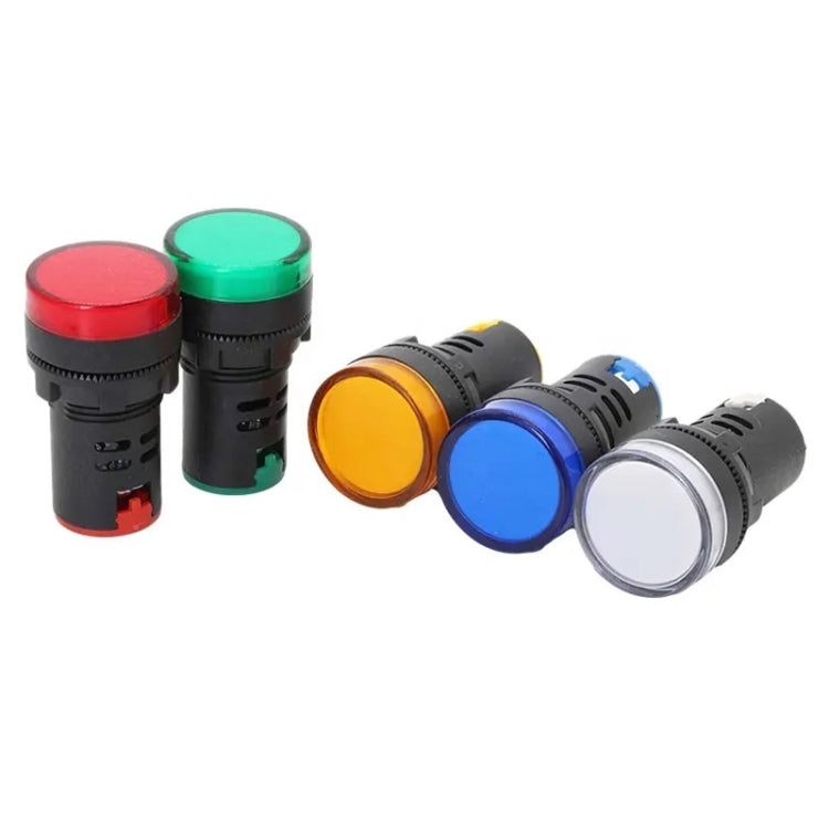 مصباح مؤشر إشارة LED مقاس 22 مم AD16-22D / S، 12 فولت