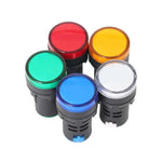 مصباح مؤشر إشارة LED مقاس 22 مم AD16-22D / S، 12 فولت