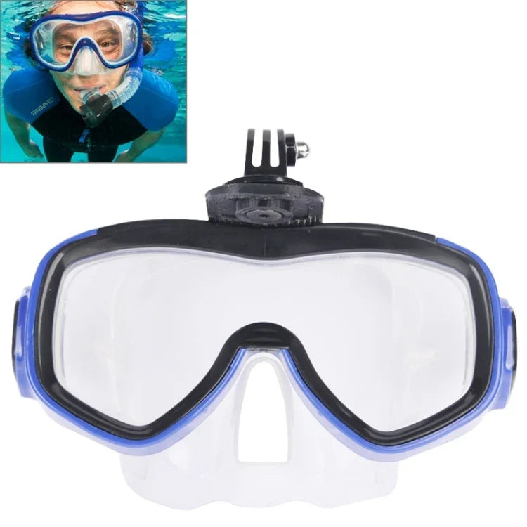 معدات رياضات مائية قناع غوص ونظارات سباحة لكاميرات GoPro وInsta360 وDJI وغيرها، نظارات سباحة