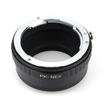 حلقة تثبيت عدسة PK-NEX، لعدسات Sony NEX