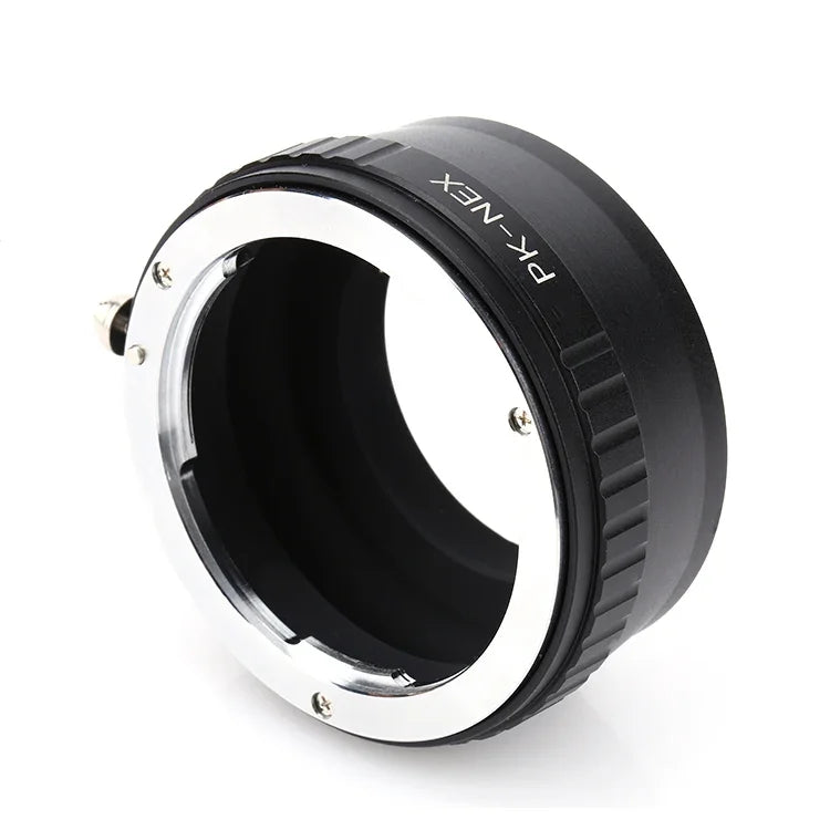حلقة تثبيت عدسة PK-NEX، لعدسات Sony NEX
