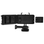 ضوء فيديو مقاوم للماء حتى 30 متر مع 3 أوضاع وكشاف مع قاعدة تثبيت وبرغي لكاميرات GoPro وInsta360 وDJI وغيرها، مقاوم للماء حتى 30 متر