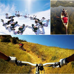 حزام صدر دوار بزاوية 360 درجة للرياضات الخاصة على الكتف لكاميرات GoPro وInsta360 وDJI وغيرها، حزام كتف واحد