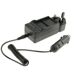 شاحن سيارة مزدوج البطارية 3 في 1 لكاميرا رقمية لكاميرات GoPro HERO3+ / 3 AHDBT-201 / AHDBT-301، قابس أمريكي، قابس بريطاني، قابس أسترالي