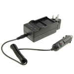 شاحن سيارة مزدوج البطارية 3 في 1 لكاميرا رقمية لكاميرات GoPro HERO3+ / 3 AHDBT-201 / AHDBT-301، قابس أمريكي، قابس بريطاني، قابس أسترالي