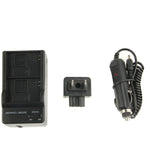 شاحن سيارة مزدوج البطارية 3 في 1 لكاميرا رقمية لكاميرات GoPro HERO3+ / 3 AHDBT-201 / AHDBT-301، قابس أمريكي، قابس بريطاني، قابس أسترالي
