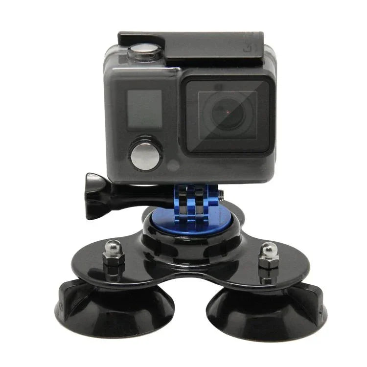 حامل شفط ثلاثي الاتجاه مع حامل ثلاثي الأرجل وبرغي مقبض لكاميرات GoPro وInsta360 وDJI وغيرها
