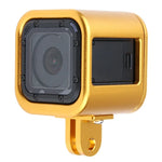 هيكل حماية من سبائك الألمنيوم CNC مع غطاء خلفي واقي لكاميرات GoPro HERO5 Session / HERO4 Session / HERO Session، HERO5 Session (أسود)، HERO5 Session (فضي)، HERO5 Session (أحمر)، HERO5 Session (ذهبي)، HERO5 Session (أخضر)