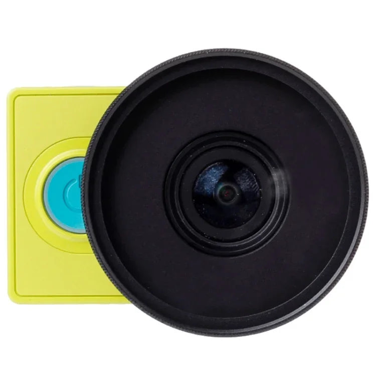فلتر عدسة UV بحجم 52 مم مع غطاء لكاميرات Xiaomi Xiaoyi 4K+ / 4K، Xiaoyi Lite، كاميرا Xiaoyi الرياضية، فلتر UV بحجم 52 مم